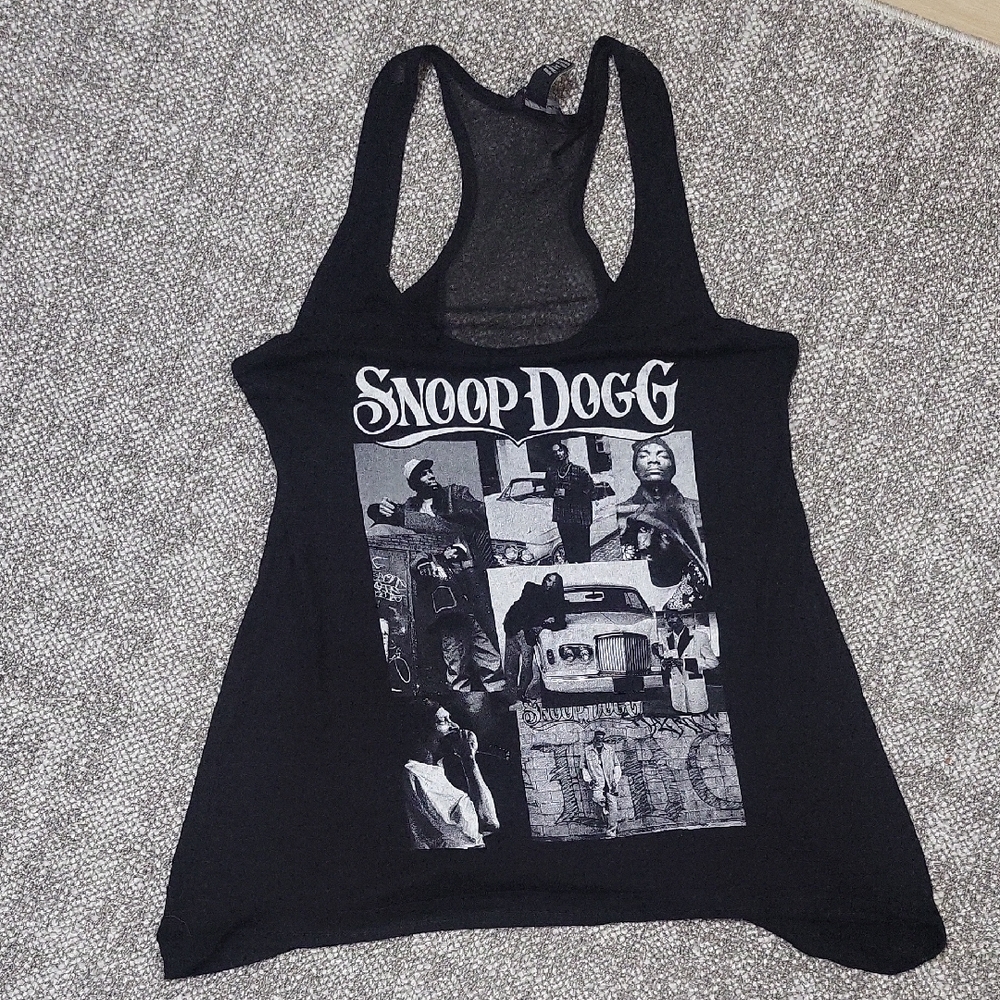 Streetwear Society Black Snoop Dogg Graphic Tank Top